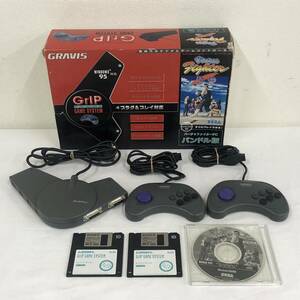 LA017617(021)-309/KK0【名古屋】GRAVIS グラビス バーチャファイター PC バンドル版 Windows95専用 GriP GAME SYSTEM コントローラー