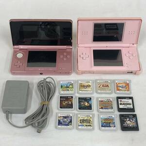 LA016521(021)-341/TY3000【名古屋】Nintendo ニンテンドー ゲーム機2点まとめ 3DS CTR-001 / DS Lite / ソフト 12点