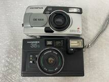 P022(6820)-416【名古屋】カメラ レンズ フラッシュ まとめ 約6.8㎏ Nikon ニコン minolta ミノルタ OLYMPUS オリンパス Polaroid 他_画像3