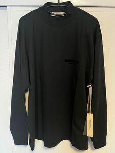 FEAR OF GOD ESSENTIALS 長袖Tシャツ クルーネック 黒 Mサイズ