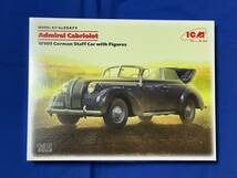 1/35 Opel Admiral Cabriolet WWII German Staff Car with Figures 1:35 ICM 35471_画像1