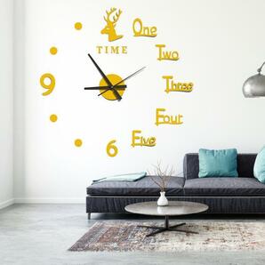 ウォールクロック レッド 40×40 手作り時計 新生活 壁掛け時計 手作り 時計 アナログ時計 インテリア ウォールステッカー シールの画像6