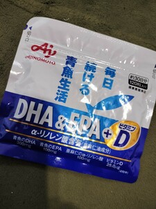【新品未開封】味の素 毎日続ける青魚生活 DHA&EPA+ビタミンD 120粒　