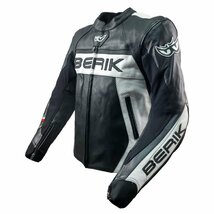 レザージャケット BERIK ベリック 牛革 BLACK 52サイズ XL相当 サンプル 希少 美品_画像2