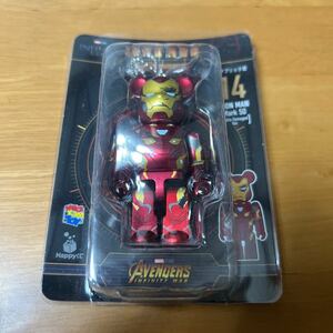 Happyくじ RBRICK アイアンマン ベアブリック賞 IRON MAN ベアブリック 14 Mark50