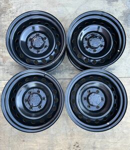 トヨタ FJクルーザー 鉄ホイール 17x7.5J PCD 139.7 6H スチールホイール 4本 セット