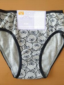 新品 女の子ショーツ 2枚組 アライグマ タヌキ ②