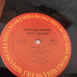 US盤LP◆米 WEATHER REPORT/HEAVY WEATHER/CBS PC34418 LP の画像3