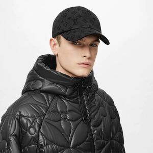 LOUIS VUITTON キャスケット モノグラム エッセンシャル M76745 サイズ62 ルイ ヴィトン キャップ 帽子 Cap ジャガード レザー