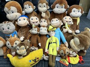  おさるのジョージ Curious George ぬいぐるみ まとめ BIG 特大あり テッド ニョッキ ジャンピー キャラクター 猿 サル アニメ K-0111-08 