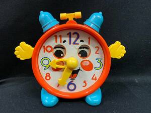 レトロ　Sankyo　日本製　赤とんぼ　オルゴール　置物　当時物 目覚まし時計 玩具 おもちゃ ビンテージ ゼンマイ　M-0115-1