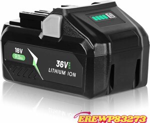 大好評★36V-18V互換バッテリー 4.5Ah（36V）/9.0Ah（18V）電池装着で自動切替BSL36B18/BSL36A18/BS