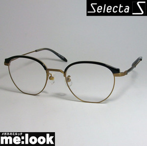 Selecta selector Classic Vintage retro glasses glasses frame 87-5029-2 black 