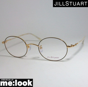 JILL STUART ジルスチュアート レディース 眼鏡 メガネ フレーム 05-0246-3　サイズ47 チャコール　ゴールド