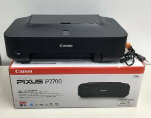 □□　PIXUS　IP2700　A4インクジェットプリンター　キャノン　CANON　2010年発売　約3.4kg　30-43