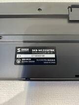 620　【極美品】　サンワサプライ　マウス付きワイヤレスキーボード　ブラック　SKB-WL25SETBK_画像4