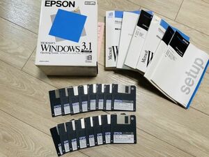 EPSON エプソン Microsoft Windows3.1 マイクロソフト ウィンドウズ オペレーティングシステム 元箱付 パソコン PC