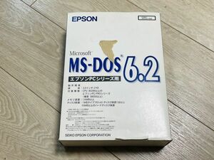 EPSON MS-DOS 6.2 エプソンPCシリーズ用 3.5インチ2HD 80286以上 386SX以上推奨 エプソン PC パソコン