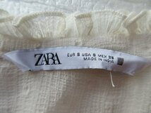 レディース 長袖ブラウス ひらひら可愛い　シャツ ZARA ザラトップス M364_画像3