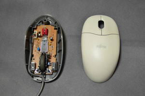 富士通　FUJITSU　USB光学式　純正マウス　型番　M-UAG96B　分解クリーニング済み
