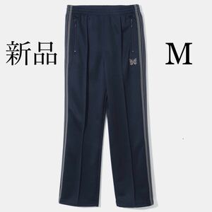 arknets NEEDLES ネイビー ストレート トラックパンツ ニードルス Ｍ　別注 Track Pants 紺 アークネッツ ニードルズ