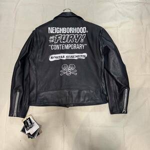 23AW 新品 NEIGHBORHOOD ネイバーフッド NH X Schott X KOSTAS SEREMETIS . ONESTAR RIDERS JACKET ワンスターライダース ショット 42