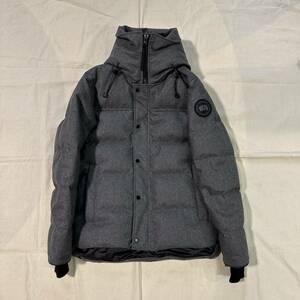 23AW новый товар CANADA GOOSE Canada Goose MacMillan Parka Wool Black Labelmak Milan Parker новая модель модель SG M пуховик 