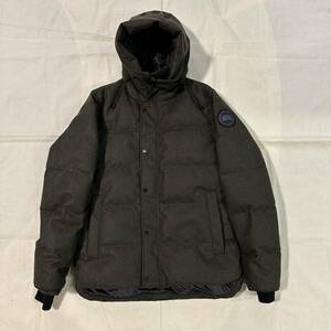 23AW 新品 CANADA GOOSE カナダグース MacMillan Parka Wool Black Label マクミランパーカー 新型モデル MGRN M ダウンジャケット