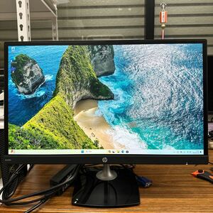 junk-13 HP N220H 22インチ液晶モニター　フルHD HDMI 画面キズ小　電源ケーブル付き