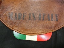 イタリア製　本革　ラムレザー　ジャケット　ハーフコート　カバーオール　ブラウン　４６　レナウン扱い_画像4