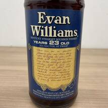 ★【Evan Williams エヴァンウィリアムズ】23年 ウイスキー 750ml 53.5% 未開栓 元箱付き 古酒 洋酒 アンティーク コレクション★13749_画像3