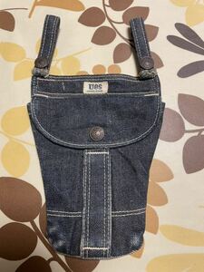 Ues waste Denim pouch 