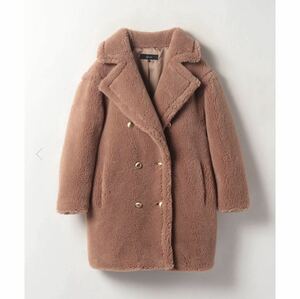 allurevillearuaba il wool MIX boa pea coat Camel (MaxMarateti manner )