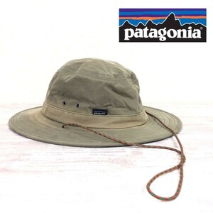 D2208-F◆ patagonia パタゴニア サファリハット 帽子 バケットハット ◆ sizeXL コットン ナイロン カーキ アウトドア ユニセックス