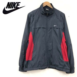 D2006-F-N◆ NIKE ナイキ クライマフィット ウィンドブレーカー ジャケット ◆ sizeL ポリエステル100 ブラック 古着 メンズ 秋冬