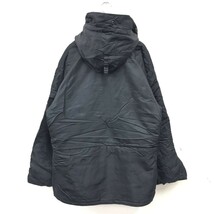 D1598-R◆ALPHA industries アルファインダストリーズ モッズコート◆サイズM メンズ 紳士 アウター ミリタリー アーミー ブラック 黒_画像4