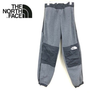 D1532-F◆美品◆ THE NORTH FACE ザノースフェイス デナリパンツ フリース 切り替え ◆ sizeM ポリエステル100 グレー ブラック 古着 秋冬