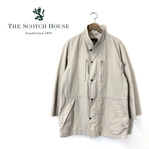 D1406-O◆THE SCOTCH HOUSE ザ・スコッチハウス ナイロンジャケット 裏メッシュ ジャンパー アウター◆sizeM ベージュ