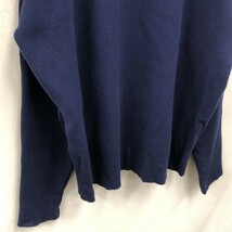 D543-K◆良品 ZARA ザラ タートルネック長袖ニットトップス◆sizeL ブルー オーバーサイズ ゆったり カジュアル 無地 シンプル レディース_画像6