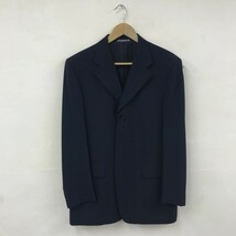 D1812-T◆CANALI カナーリ スーツ セットアップ テーラードジャケット シングル 3B スラックス◆size48 ネイビー メンズ ウール100_画像2