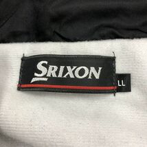 I264-F◆ SRIXON スリクソン 中綿ハーフジップジャケット ゴルフウェア ◆ sizeLL ポリエステル100 グレー 古着 メンズ 秋冬 ロゴ刺繍_画像7