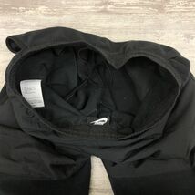 I222-G◆良品◆NIKE ナイキ パンツ◆sizeS ブラック 無地 メンズ ボトムス 長ズボン フリース スポーツウェア ロゴ刺繍 秋冬 ウエストゴム_画像7