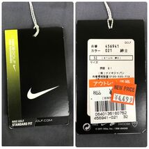 I167-U-N◆NIKEGOLF ナイキゴルフ スポーツウェア STANDARD FIT ポケット有り 無地 シンプル ゴルフ 運動着◆size32 グレー 綿 ナイロン_画像10