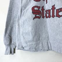 I369-N◆old◆90s~◆ champion チャンピオン リバースウィーブ スウェットシャツ Ohio State カレッジプリント◆　グレー系 コットン_画像4