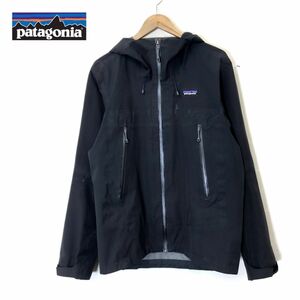 I572-N◆ patagonia パタゴニア M’s Cloud Ridge Jacket クラウドリッジジャケット 防水 ◆ sizeS ブラック系 ポリエステル100 3レイヤー