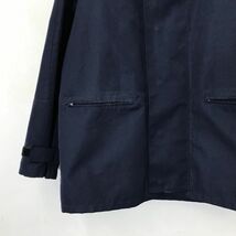 I642-N◆old◆フランス製◆ A.P.C. アーペーセー マウンテンパーカー 大きめ 3レイヤー エポレット ◆size1 ネイビー 紺 ポリエステル_画像4