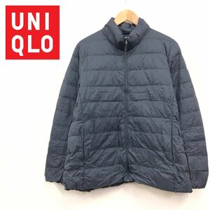 I992-F-N◆ UNIQLO ユニクロ ウルトラライトダウンジャケット ブルゾン ◆ size3XL ナイロン100 ブラック 黒 メンズ 秋冬