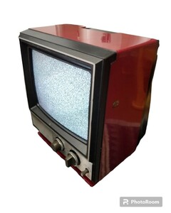 昭和レトロ ナショナル　National　ブラウン管テレビ　1980年製　Pana color TH13-U8　通電確認済み
