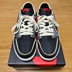 【最終価格】NIKE AIR JORDAN 1 RETRO LOW OG EX "BLACK AND SMOKE GREY 26