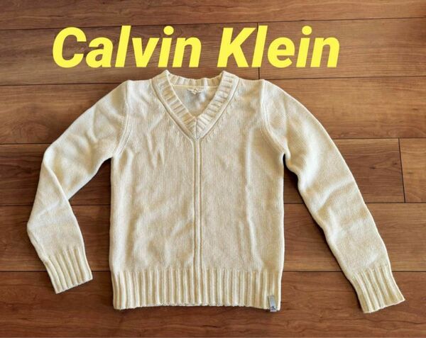 《Calvin Klein 》《CK》《ck》カルバンクラインVネックニット セーター ニット